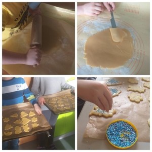 In der Weihnachtsbäckerei